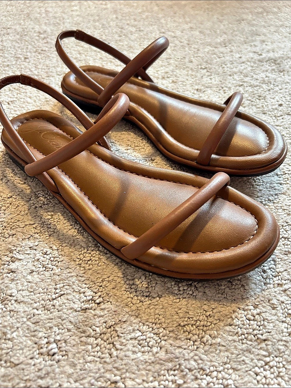 J. Crew Women's Brown Strappy Sandals US 6